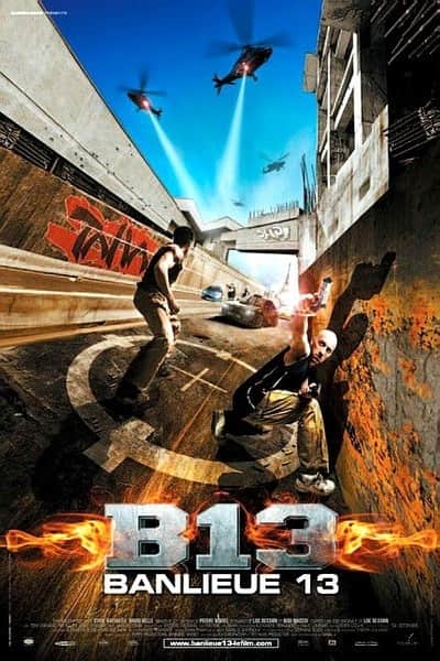Download District B13 (2004) Dual Audio {Hindi-English} Movie 480p | 720p BluRay 300MB | 750MB